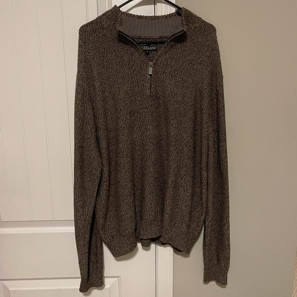 Cozy Knit Overland Zip Up Sweater